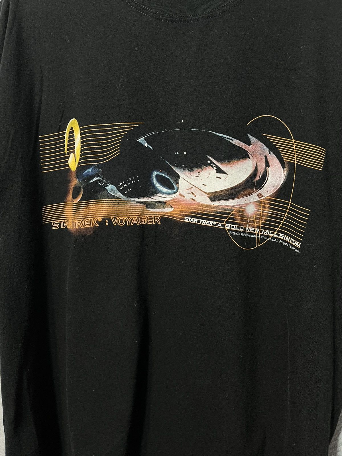 Vintage Vintage 1999 Star Trek ’A Bold New Millennium’ Serial TShirt Size US L / EU 52-54 / 3 - 2 Thumbnail