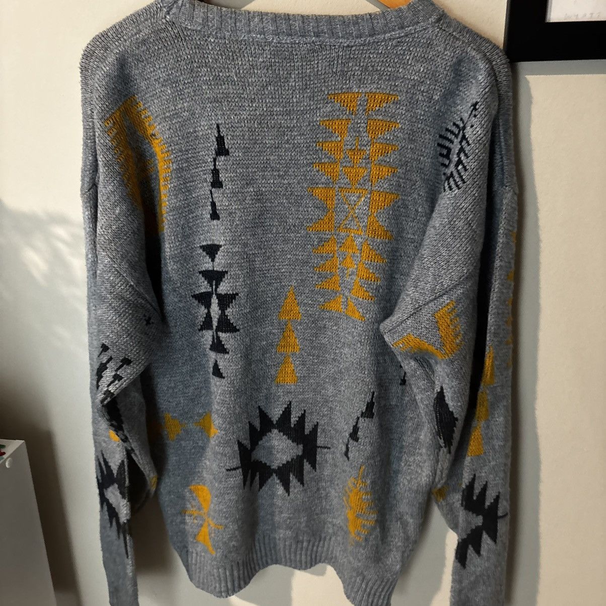 Le TIGRE Wool Blend Le Tigre Crewneck Pattern Sweater Size US XL / EU 56 / 4 - 2 Thumbnail