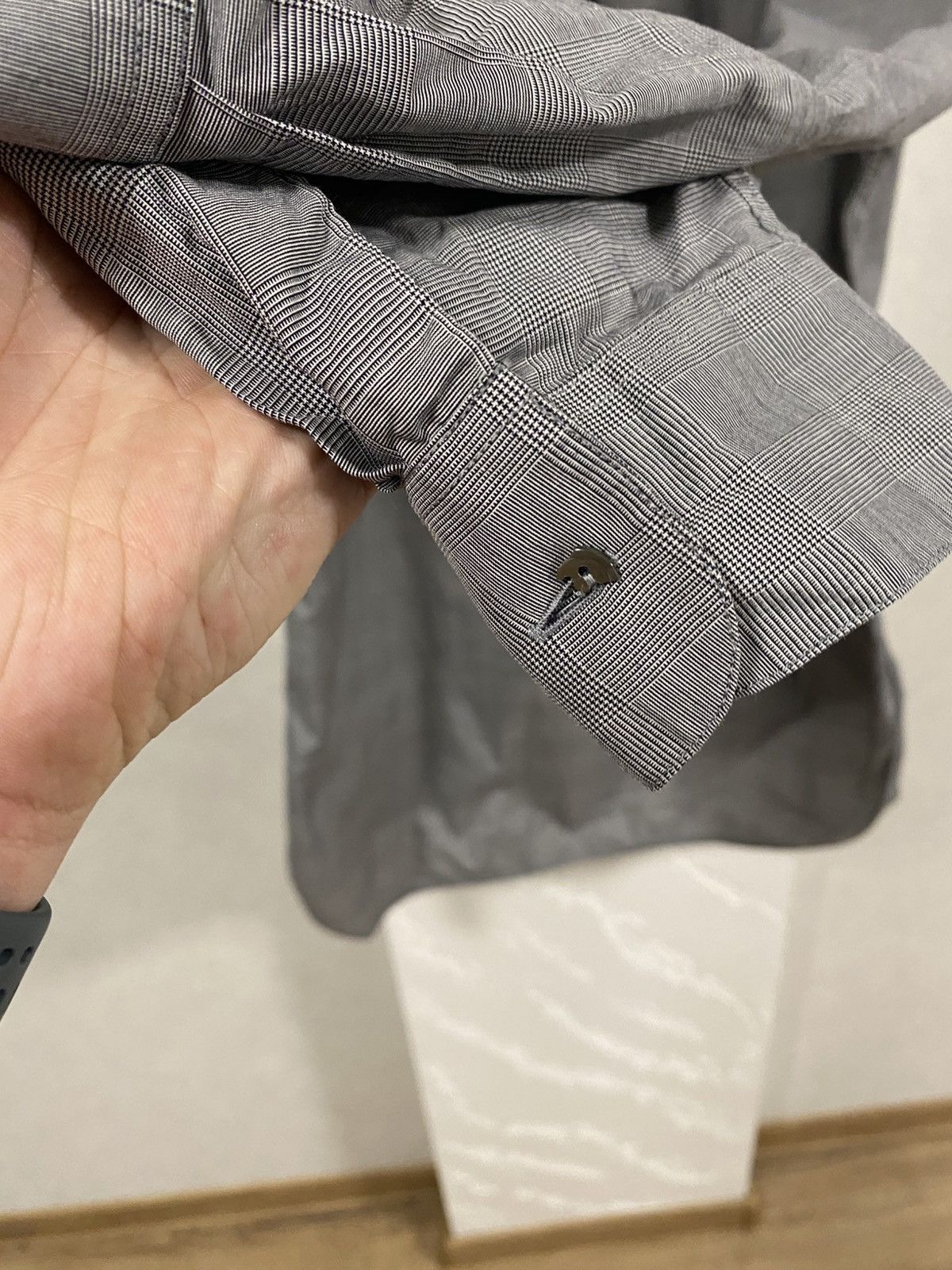 Studio Nicholson Studio Nicholson Of Wales Check Cotton Shirt AW18 Sampling Size US M / EU 48-50 / 2 - 9 Thumbnail