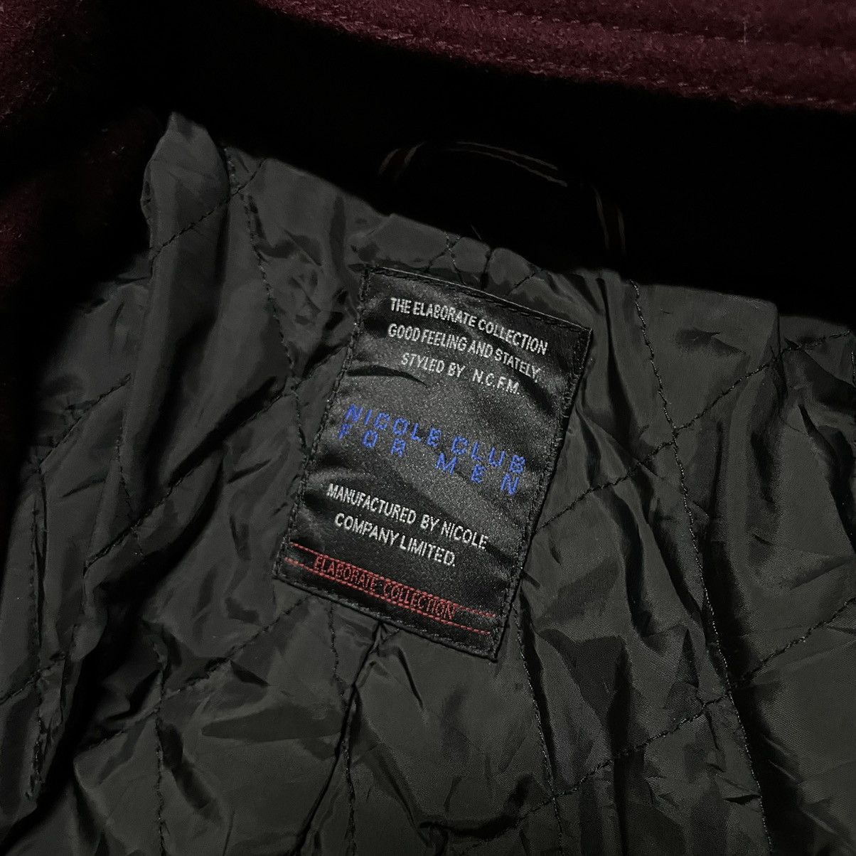 🌏Archive🌏 - NICOLE CLUB FOR MEN WOOL DUFFLE COATS HOOD