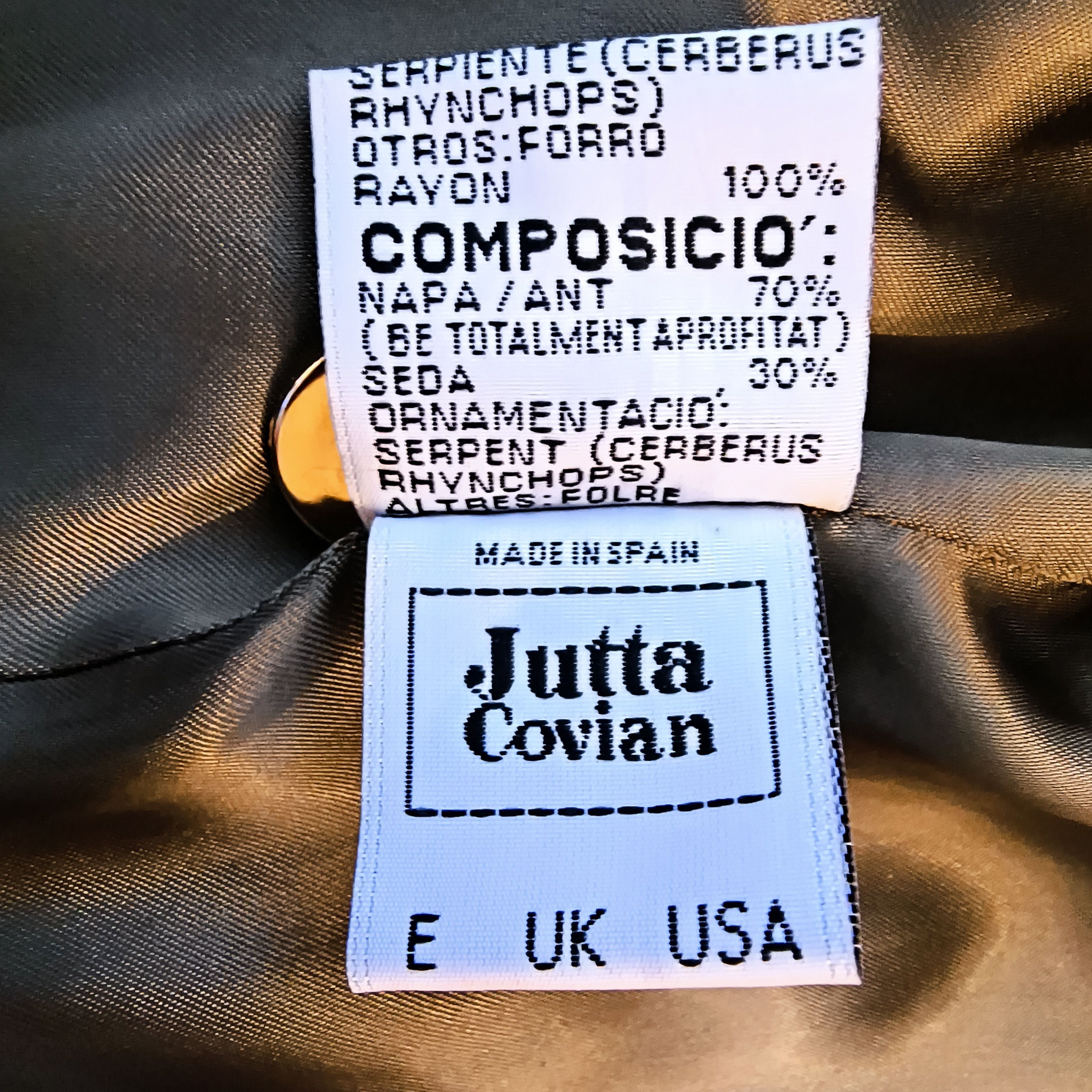 Japanese Brand × Vintage Vintage suede bomber jacket Jutta Covian L-XL Size M / US 6-8 / IT 42-44 - 7 Thumbnail