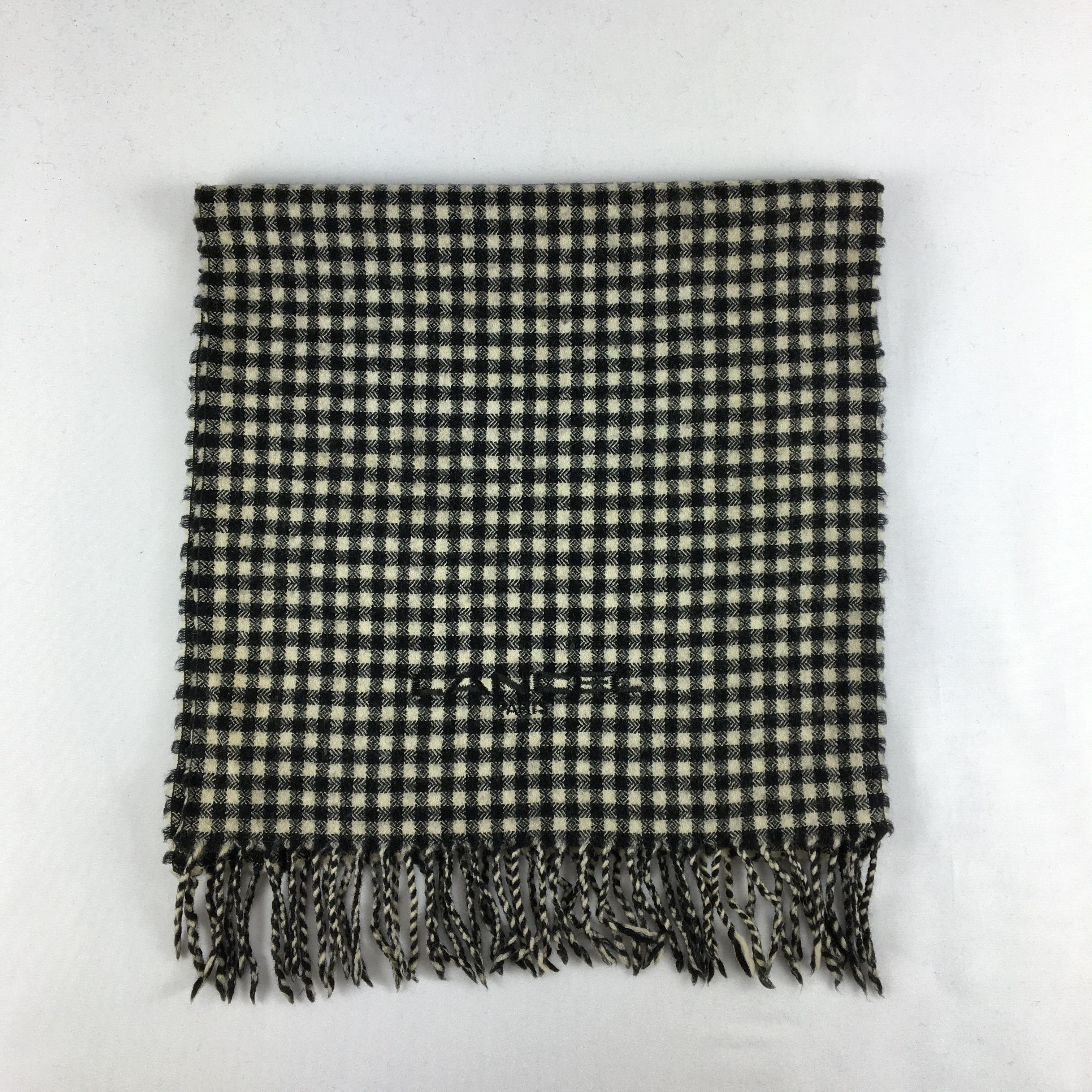 Lancel Vintage Lancel Scarf Muffler Wool Cashmere Scarves Size ONE SIZE - 2 Thumbnail