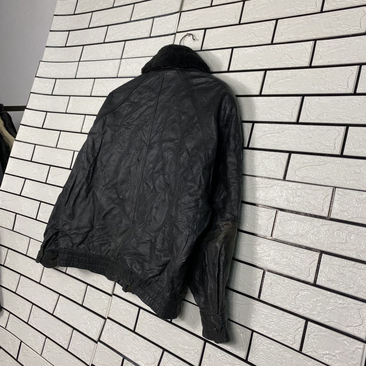 Japanese Brand 📌Vintage Fly Leather Jacket Blanket Gynreo Issey Miyake Size US M / EU 48-50 / 2 - 11 Thumbnail