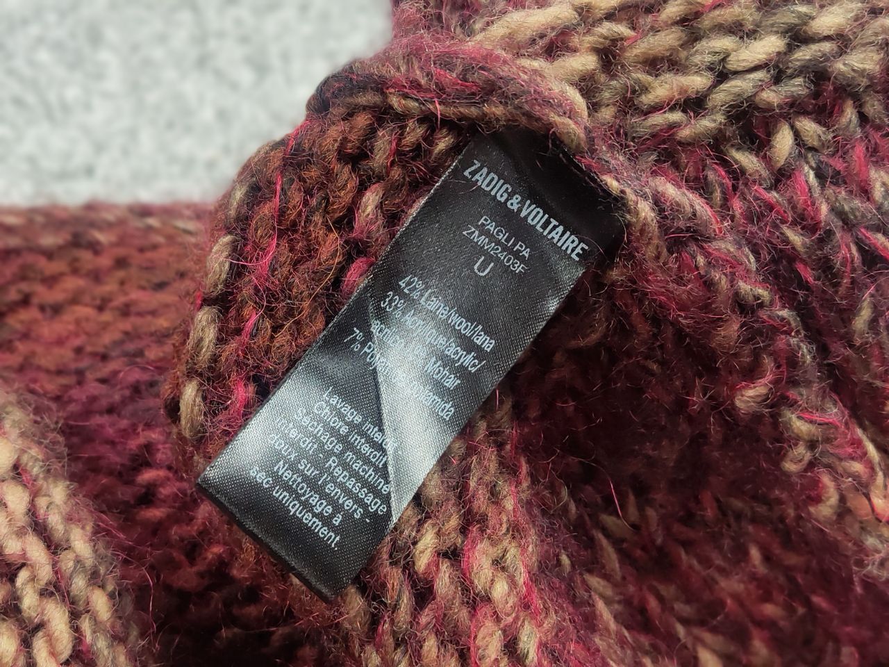 Zadig & Voltaire Zadig & Voltaire Pagli Pa Boho Open Shrug mohair Cardigan Size ONE SIZE - 12 Thumbnail