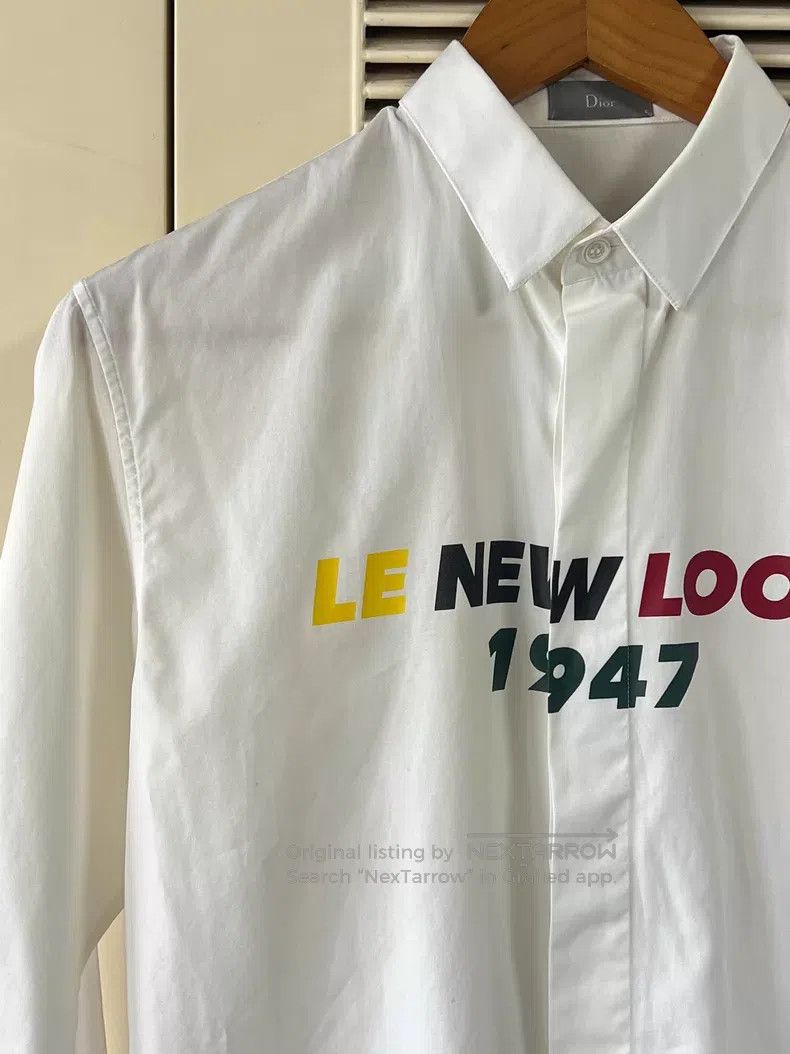 Dior Dior Size 37 1947 letter printed long-sleeved shirt Size US XXS / EU 40 - 4 Thumbnail