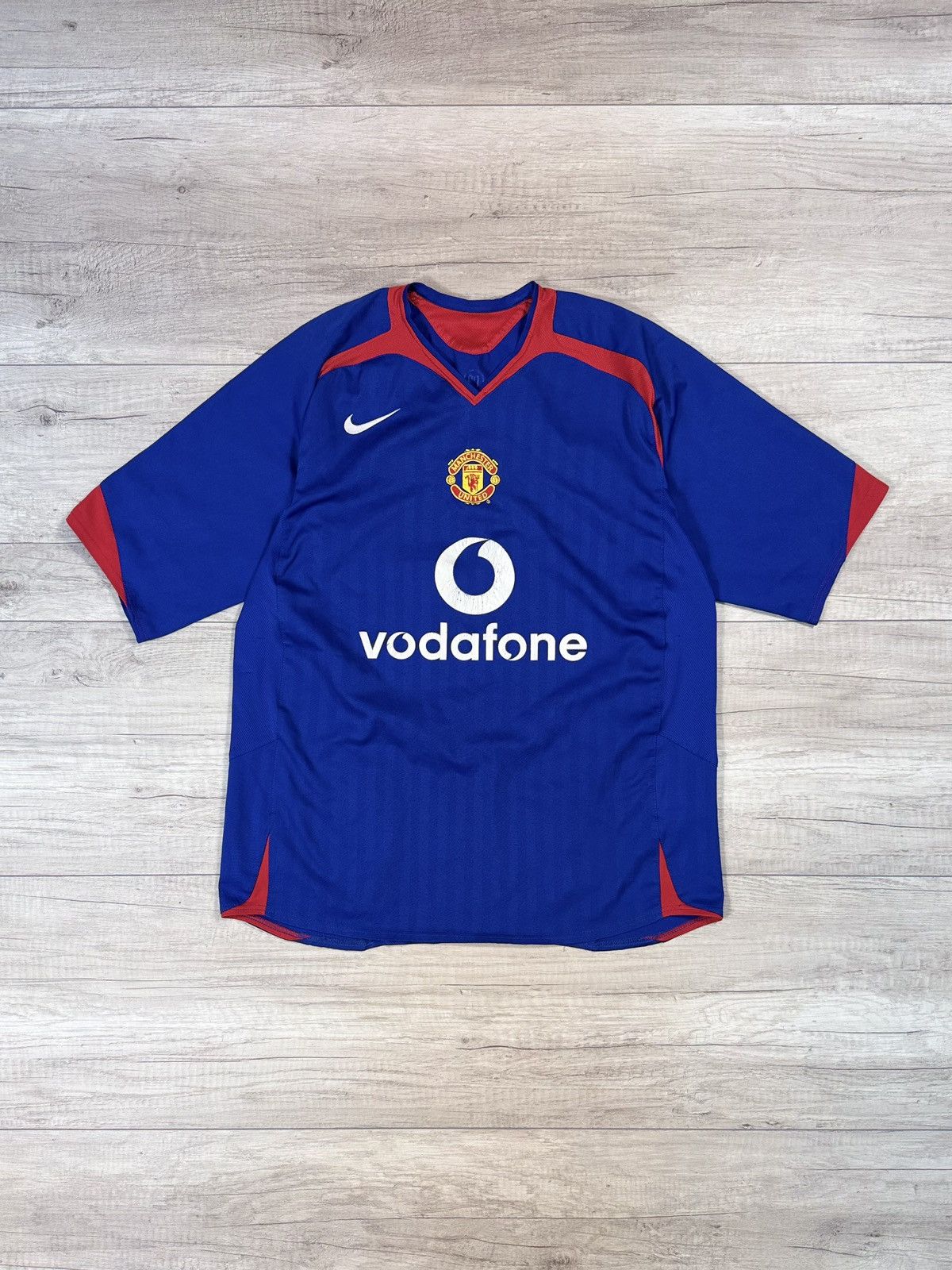 Nike Manchester United Away football 2005 2006 Soccer Nike Jersey Size US M / EU 48-50 / 2 - 1 Thumbnail
