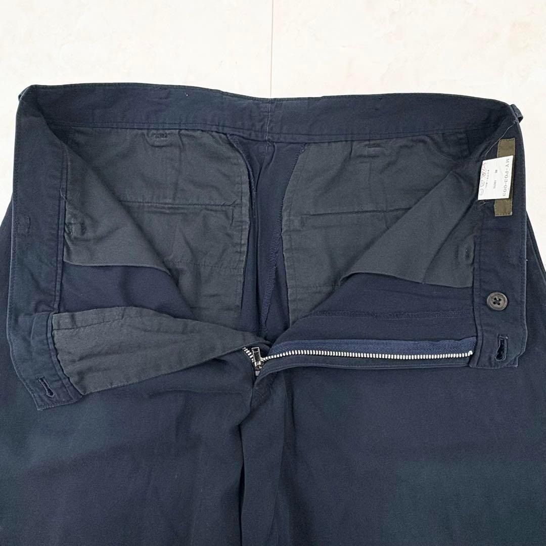 Yohji Yamamoto Yohji Yamamoto Y's for men's 90s Gabardine Slacks Navy M Size US 30 / EU 46 - 3 Thumbnail