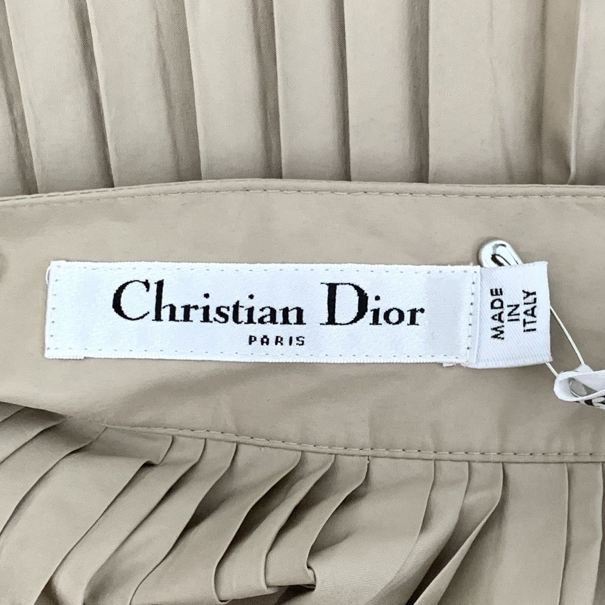 Dior Dior, Khaki Pleated Mini Skirt K26WX Size 25" / US 0 / IT 36 - 5 Thumbnail