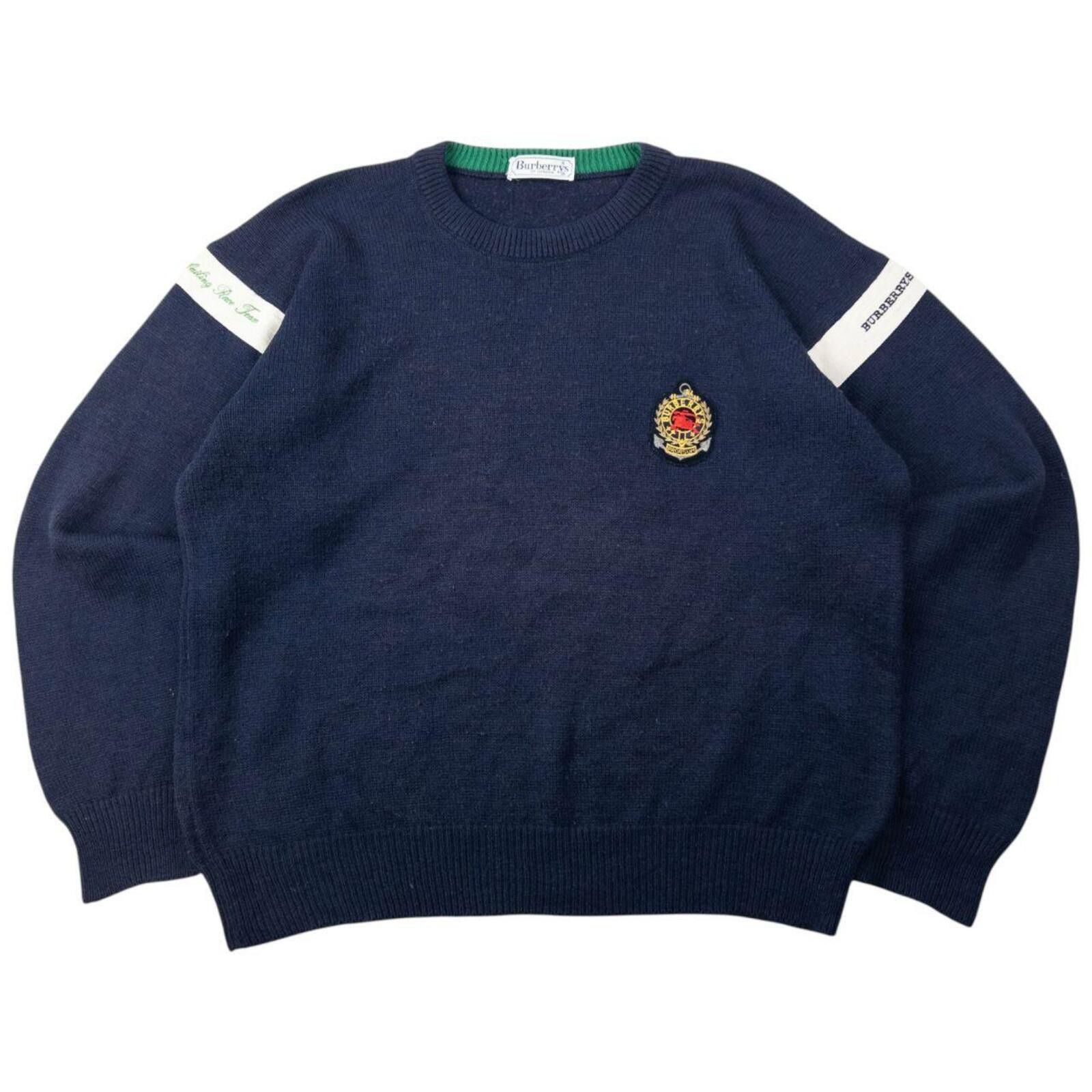 Burberry Vintage 90s Burberry Sailing Race Team Jumper Size M Size US M / EU 48-50 / 2 - 1 Thumbnail