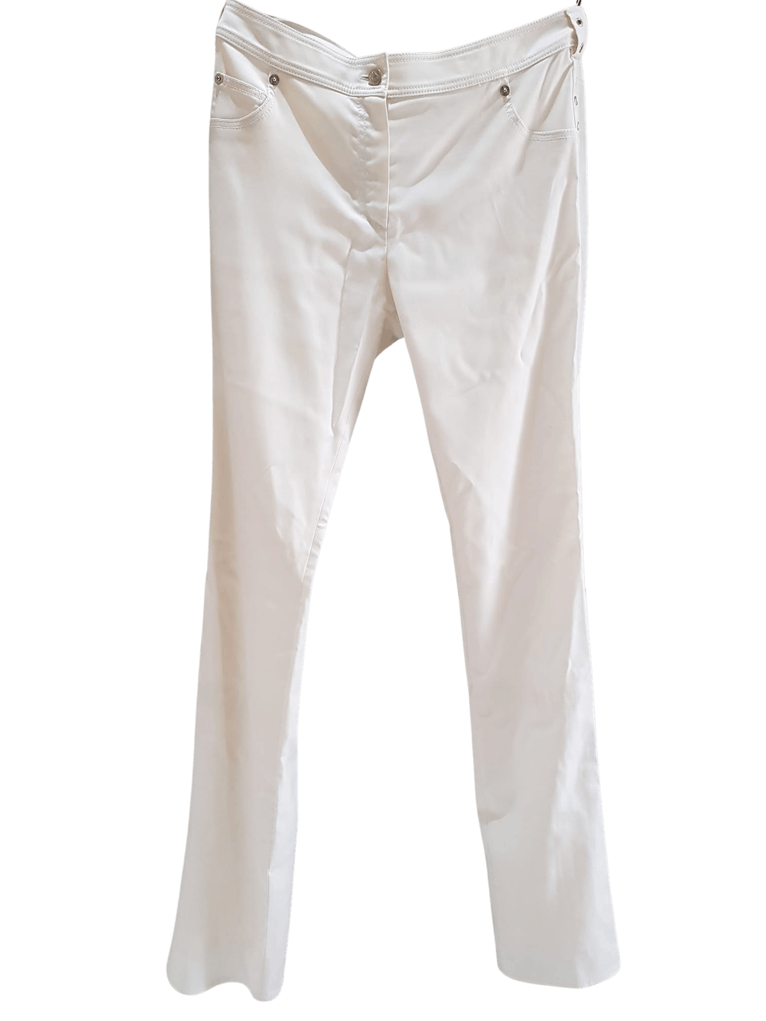 image of Christian Dior Monsieur Christian Dior Vintage 2000S Women's White Trousers Uk 12 (Size 30)