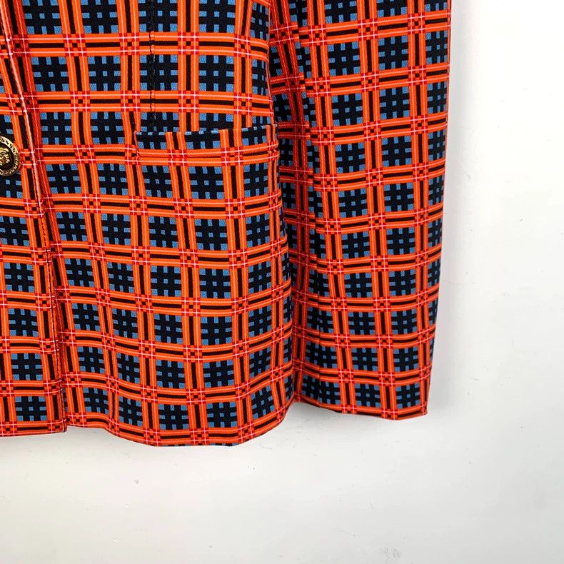 Versace Versace Plaid lapel long-sleeved blazer Size S / US 4 / IT 40 - 5 Thumbnail