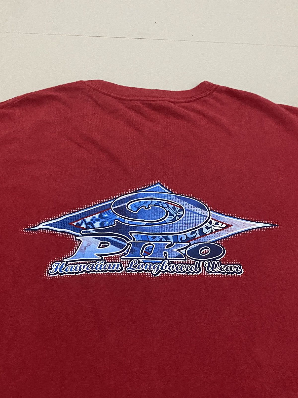 Billabong Y2K Piko Hawaiian Surfwear Tshirt Vintage Red Size US L / EU 52-54 / 3 - 3 Thumbnail