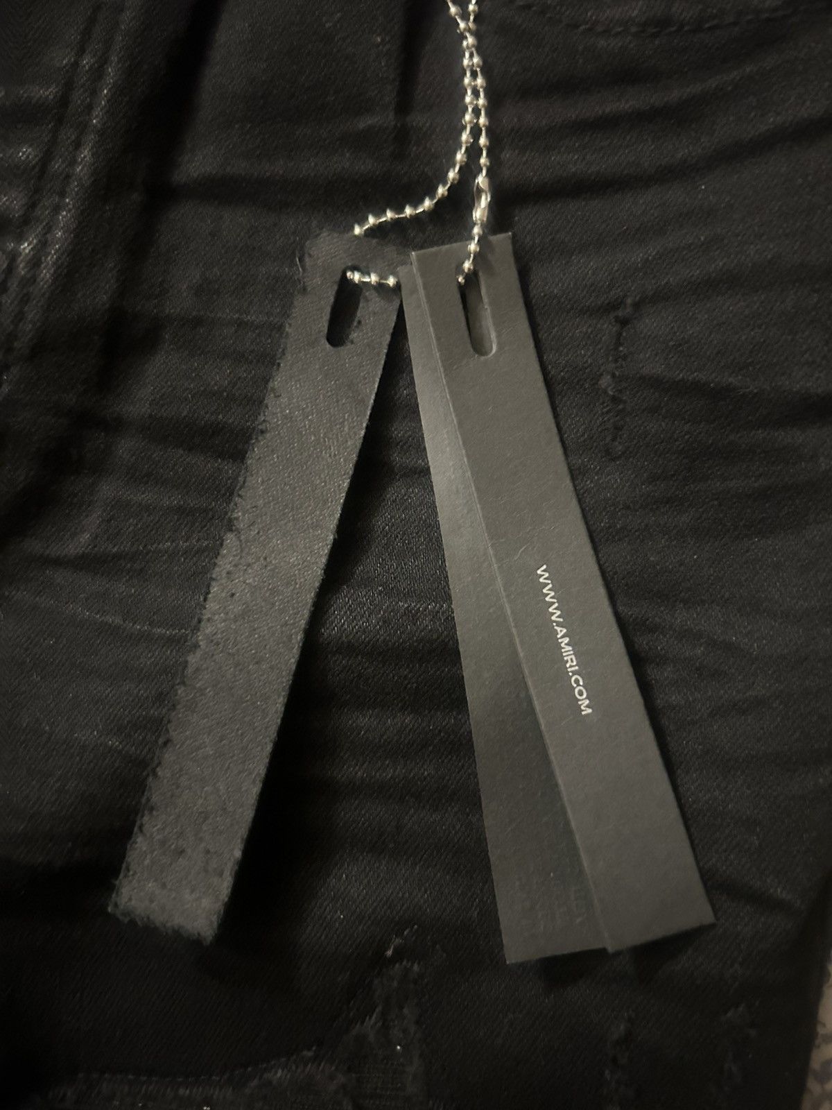 Amiri Black Crystal MX1 AMIRI Jeans Size US 31 - 5 Thumbnail