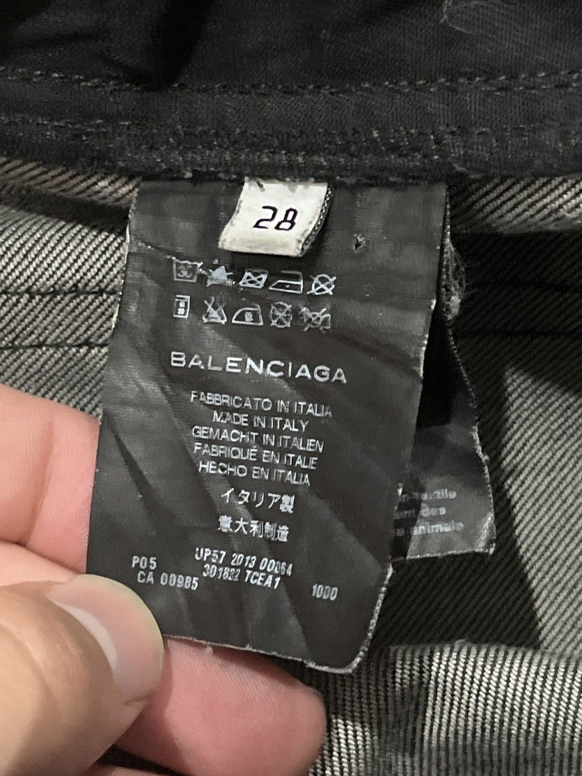 Balenciaga Balenciaga Waxed Denim Size US 28 / EU 44 - 4 Thumbnail