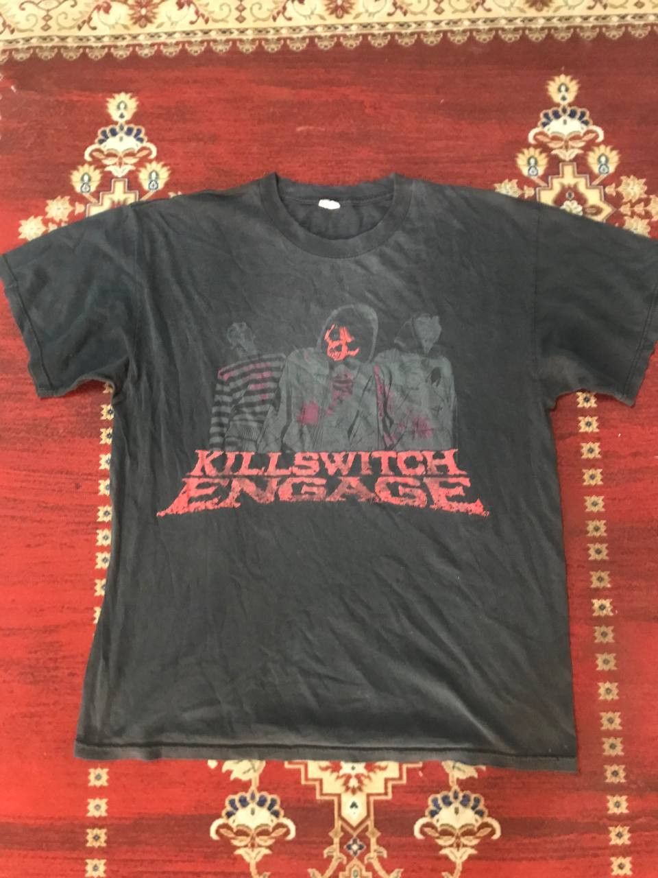 Band Tees Vintage Killswitch Engage Faded Tee Metalcore Size US M / EU 48-50 / 2 - 1 Thumbnail