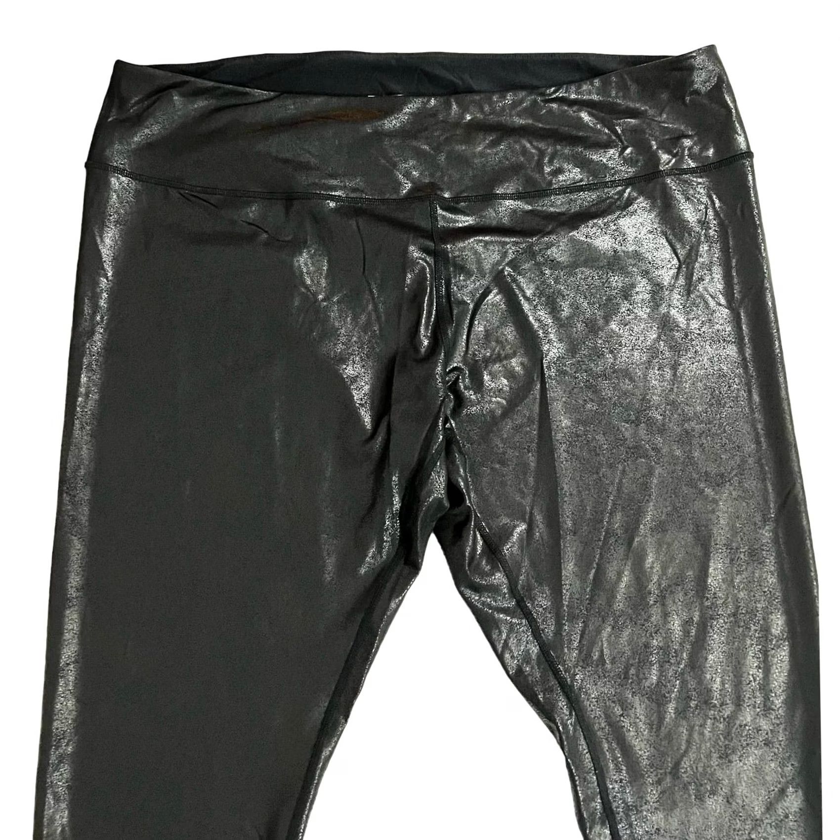 Vintage VINTAGE Zella The Daily Athletic Leggings High Waist 7/8 Size 3X Z-Tek Black Womens Size 40" / US 18 - 3 Thumbnail