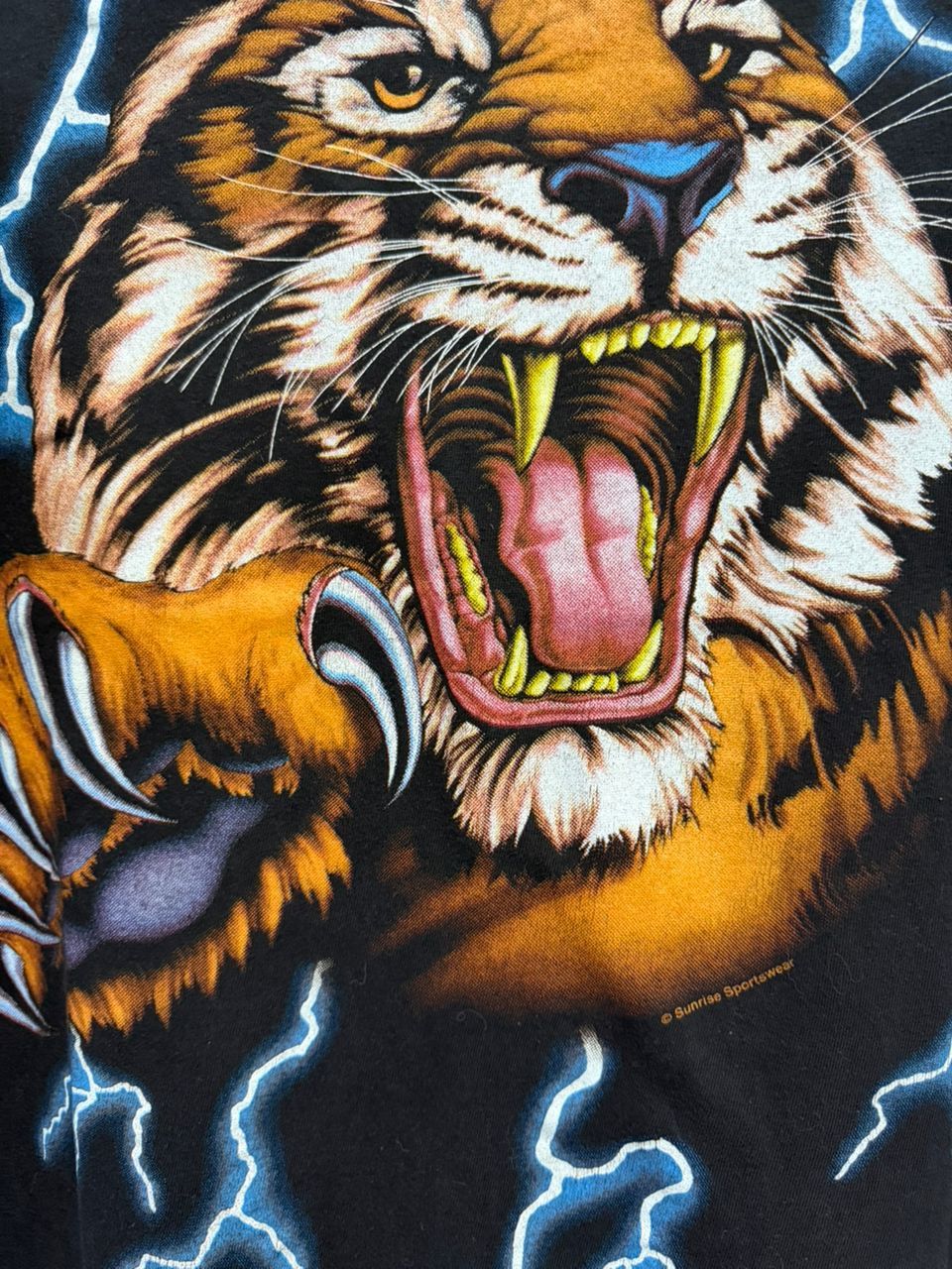Vintage American Thunder Tiger Vintage Tee Size US XL / EU 56 / 4 - 2 Thumbnail