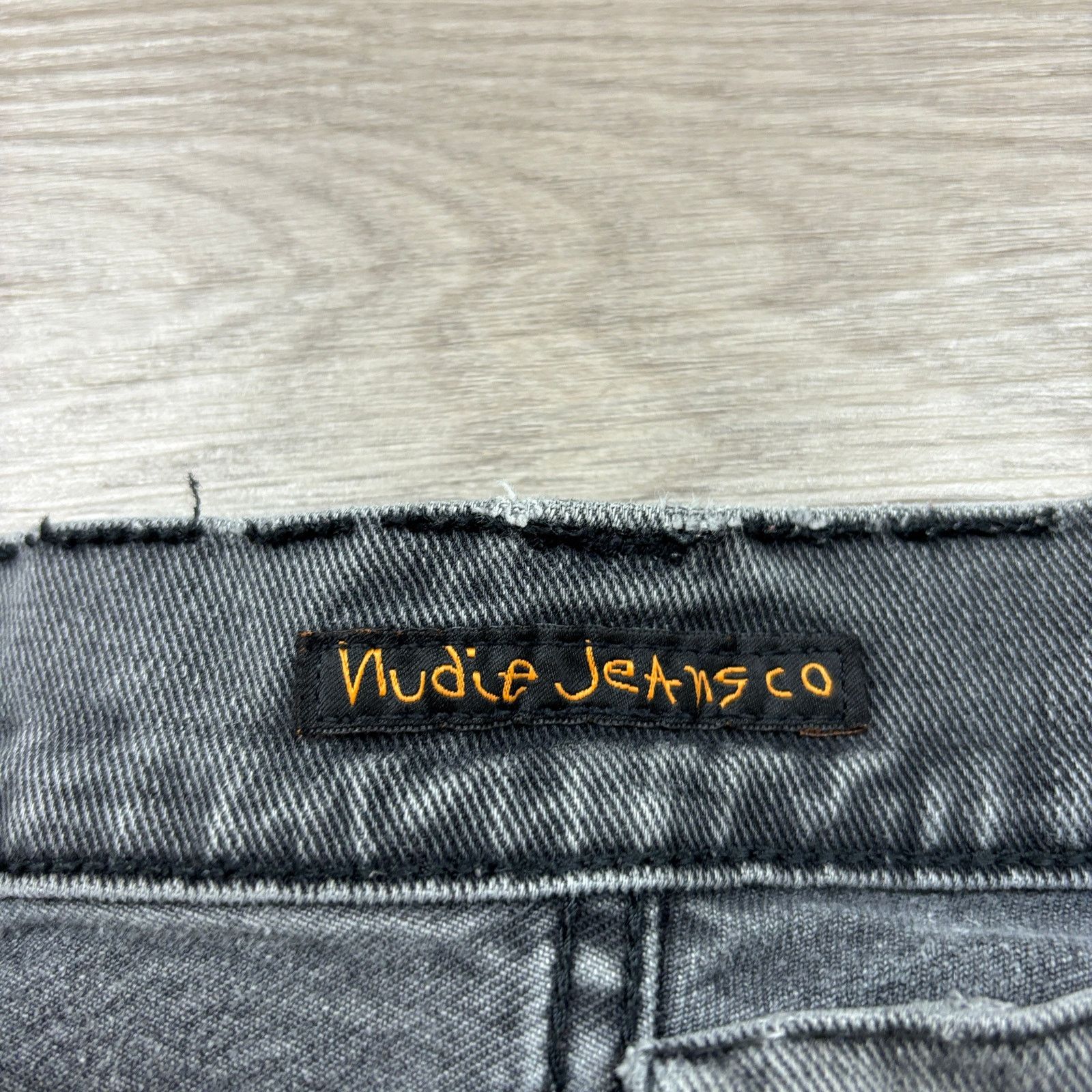 Nudie Jeans Nudie Jeans Co Thin Finn Superused Grey Denim Jeans 33x31 Size US 33 - 4 Thumbnail