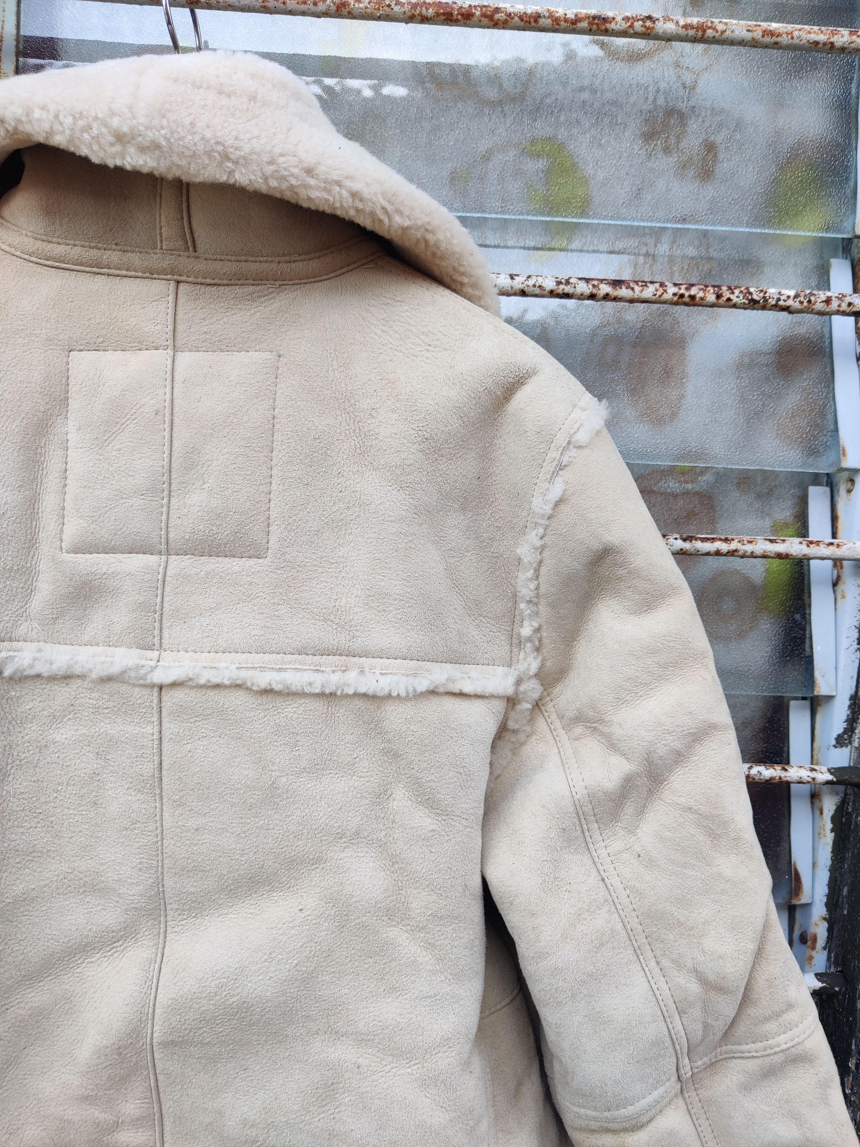 Other Vintage Georgia Shearling Sherpa Faux Fur Leather Jacket Size US M / EU 48-50 / 2 - 5 Thumbnail