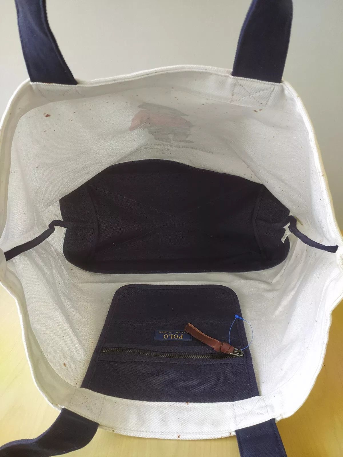 Polo Ralph Lauren Polo Ralph Lauren Polo Bear canvas tote bag IFD 8051 Size ONE SIZE - 8 Thumbnail