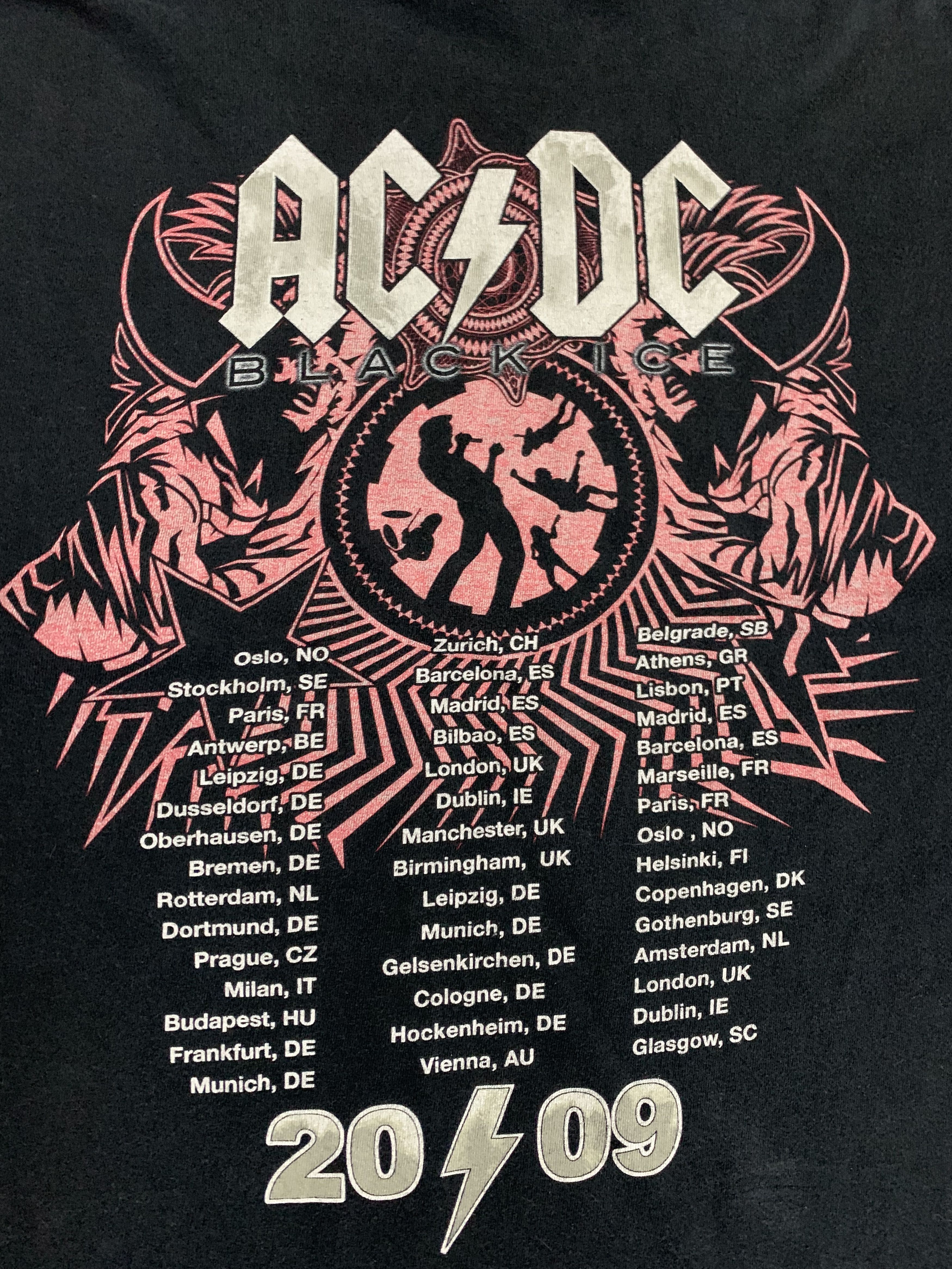 AC/DC × Vintage Vintage Ac/Dc Rock N Roll Train 2009 Tour T Shirt Tee Baggy Size US XL / EU 56 / 4 - 8 Thumbnail