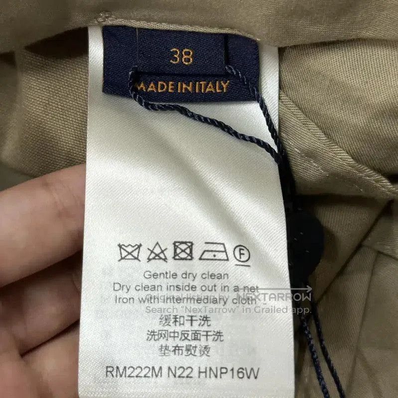 Louis Vuitton Louis Vuitton Khaki Embroidered Casual Pants . Size US 32 / EU 48 - 7 Thumbnail