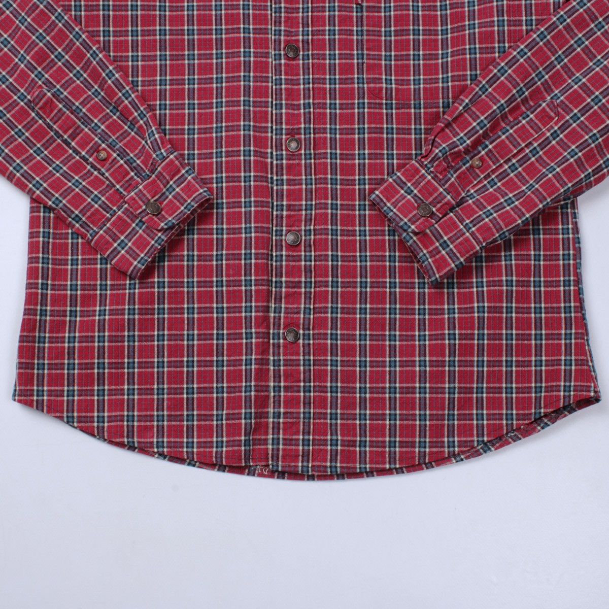 Levi's × Vintage LEVIS Levi Strauss Vintage Rare Plaid Shirt Metal Button Size US M / EU 48-50 / 2 - 8 Thumbnail