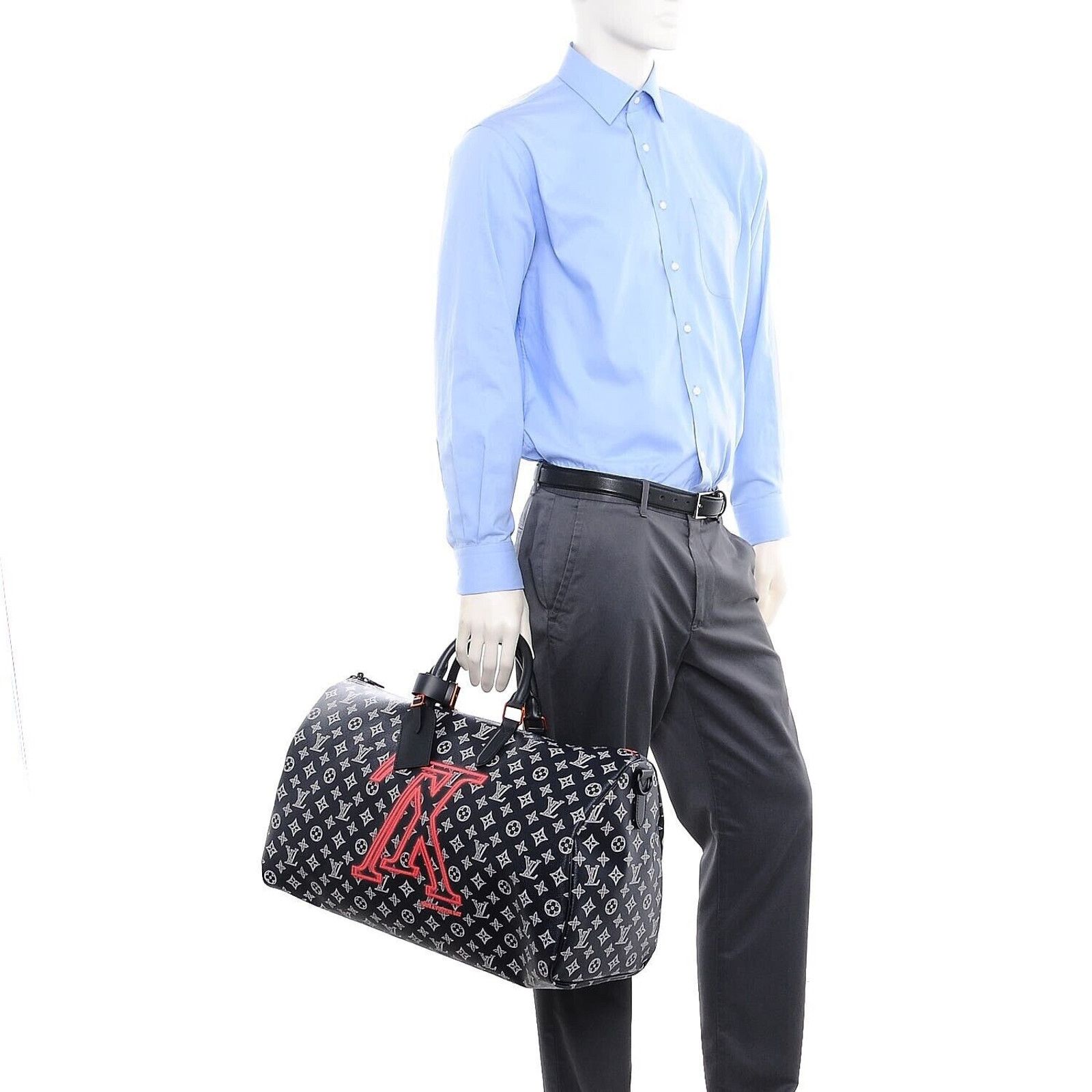Louis Vuitton Louis Vuitton Keepall Bandouliere Ink Weekend Travel Bag Size ONE SIZE - 3 Thumbnail