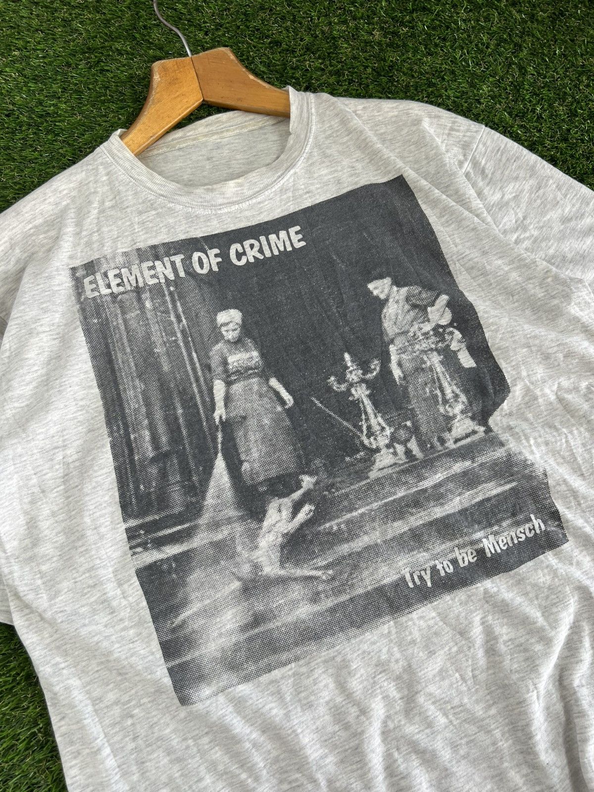 Vintage Vintage 90s Band Tshirt Element Of Crime Rare 80s 90d grunge Size US XL / EU 56 / 4 - 6 Thumbnail