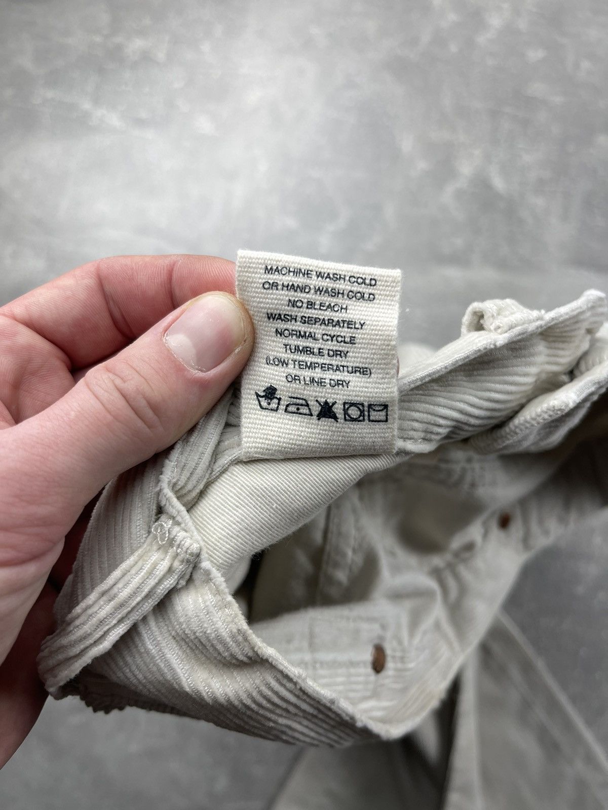 Evisu Evisu Japan Vintage Rare Corduroy Beige Buckle Back Jeans Size 28" / US 6 / IT 42 - 17 Thumbnail
