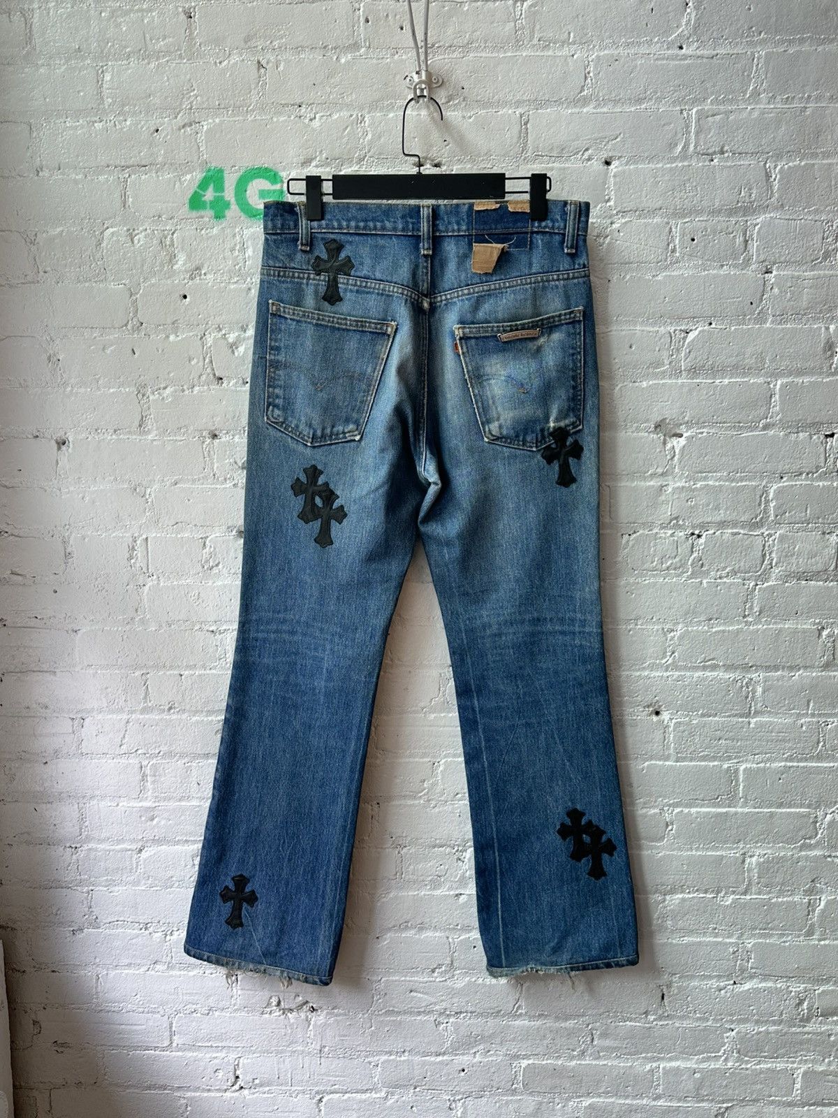 Chrome Hearts CHROME HEARTS BLUE LEVI PATCH DENIM Size US 32 / EU 48 - 4 Thumbnail