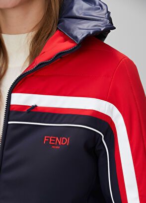 Fendi o1s1wg110226 Ski Hooded Jacket in Multicolor Size M / US 6-8 / IT 42-44 - 3 Thumbnail