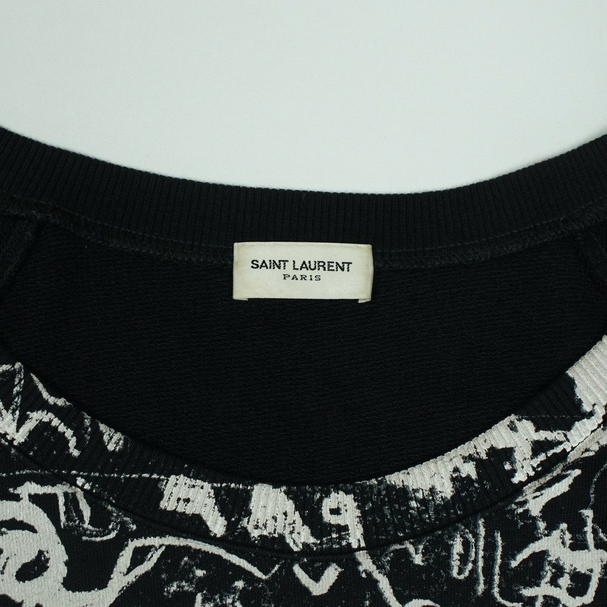 Saint Laurent Paris *NoTariff Saint Laurent Abstract Print Sweatshirt Size S / US 4 / IT 40 - 4 Thumbnail