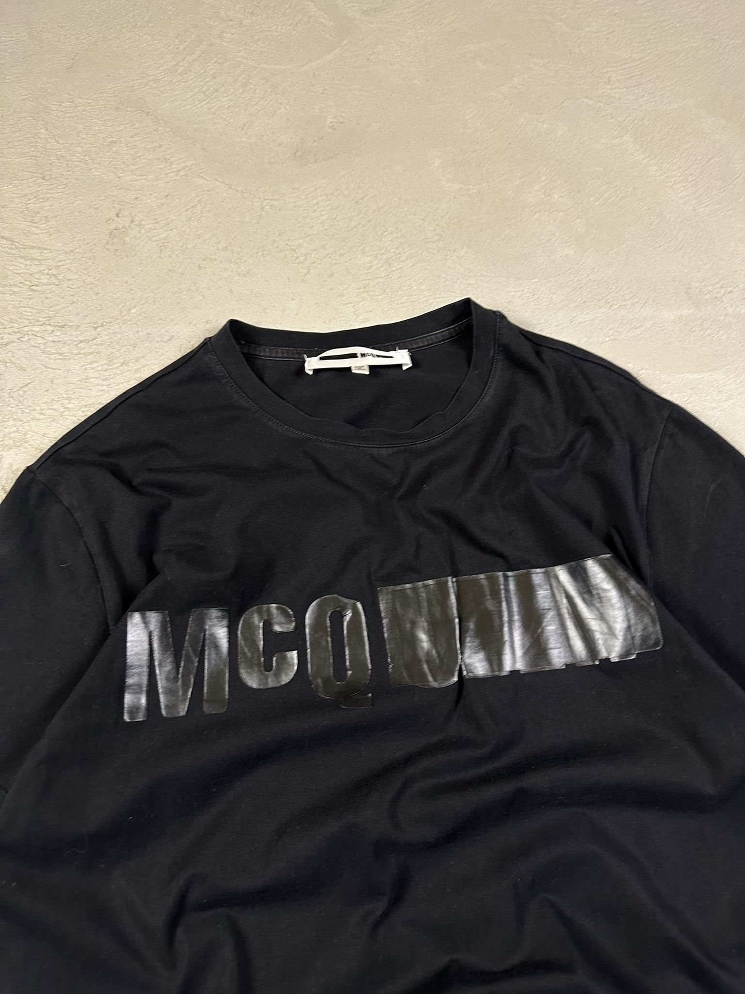 Alexander McQueen Alexander McQueen MCQ Logo Spellout T-shirt Size US XL / EU 56 / 4 - 4 Thumbnail