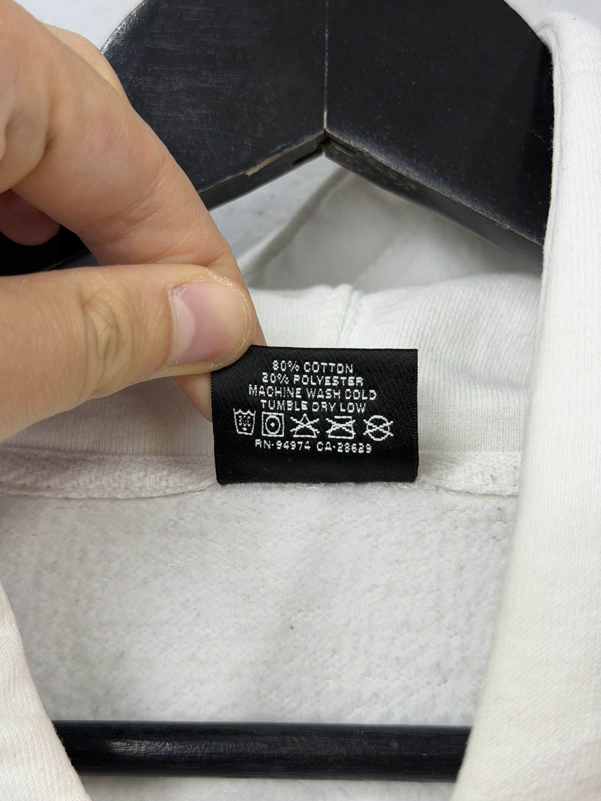 Stussy Vintage Stussy Big Logo Hoodie Boxy White Y2K Archive Size US M / EU 48-50 / 2 - 11 Thumbnail