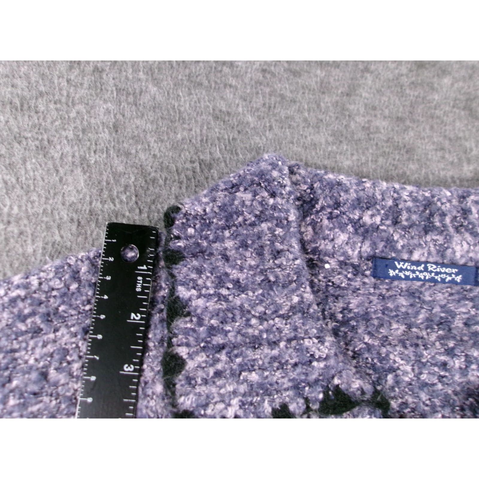 Vintage VINTAGE Wind River Sweater Women Small Purple Cardigan Button Front Capsule Cozy Prep Size S / US 4 / IT 40 - 4 Thumbnail
