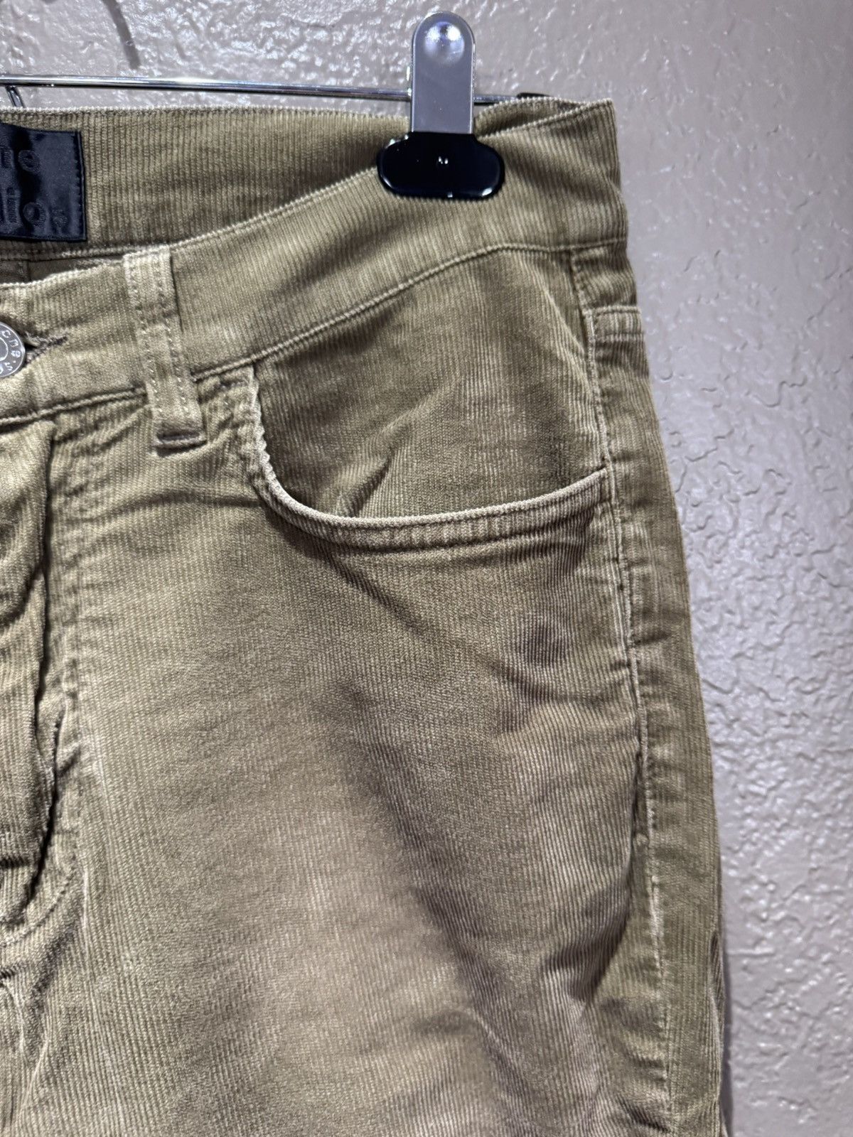 Acne Studios Acne Studios Green Olive Corduroy Pants Fine Soft Faded Slim Size US 30 / EU 46 - 4 Thumbnail