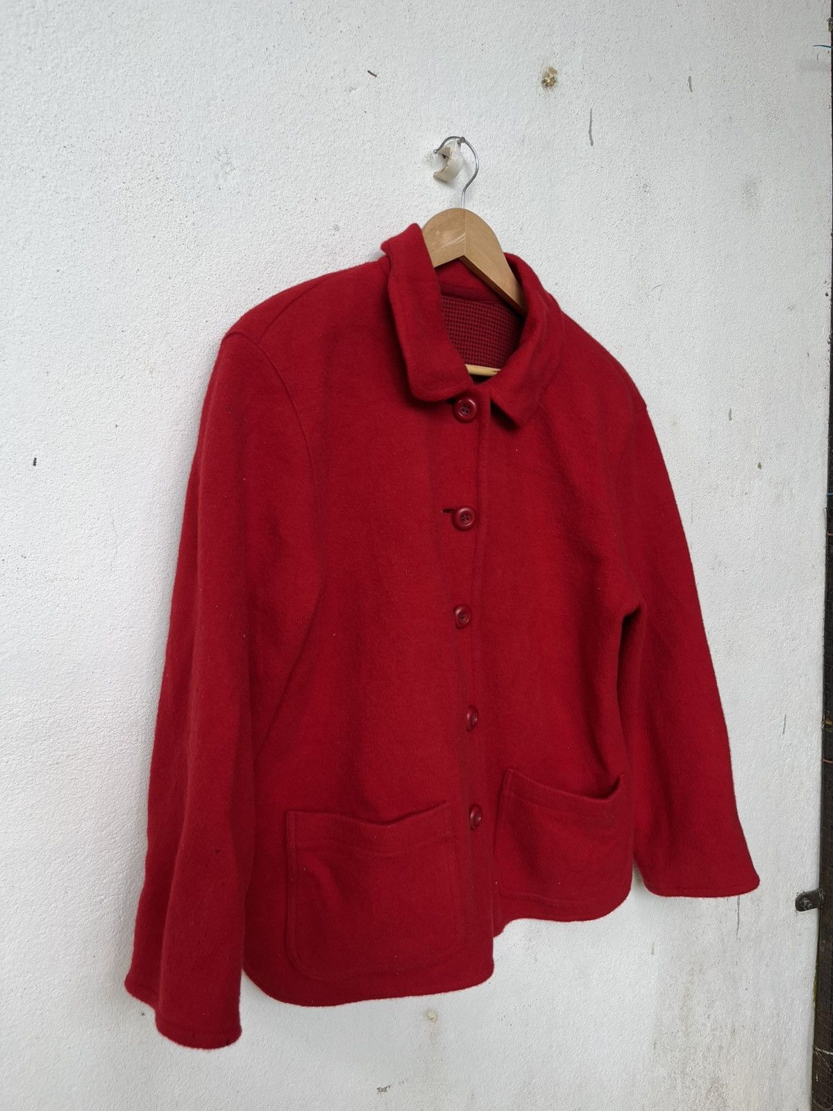 Vintage 💥Offer Me💥 Vintage 80s Wool Jackets Size M / US 6-8 / IT 42-44 - 2 Thumbnail
