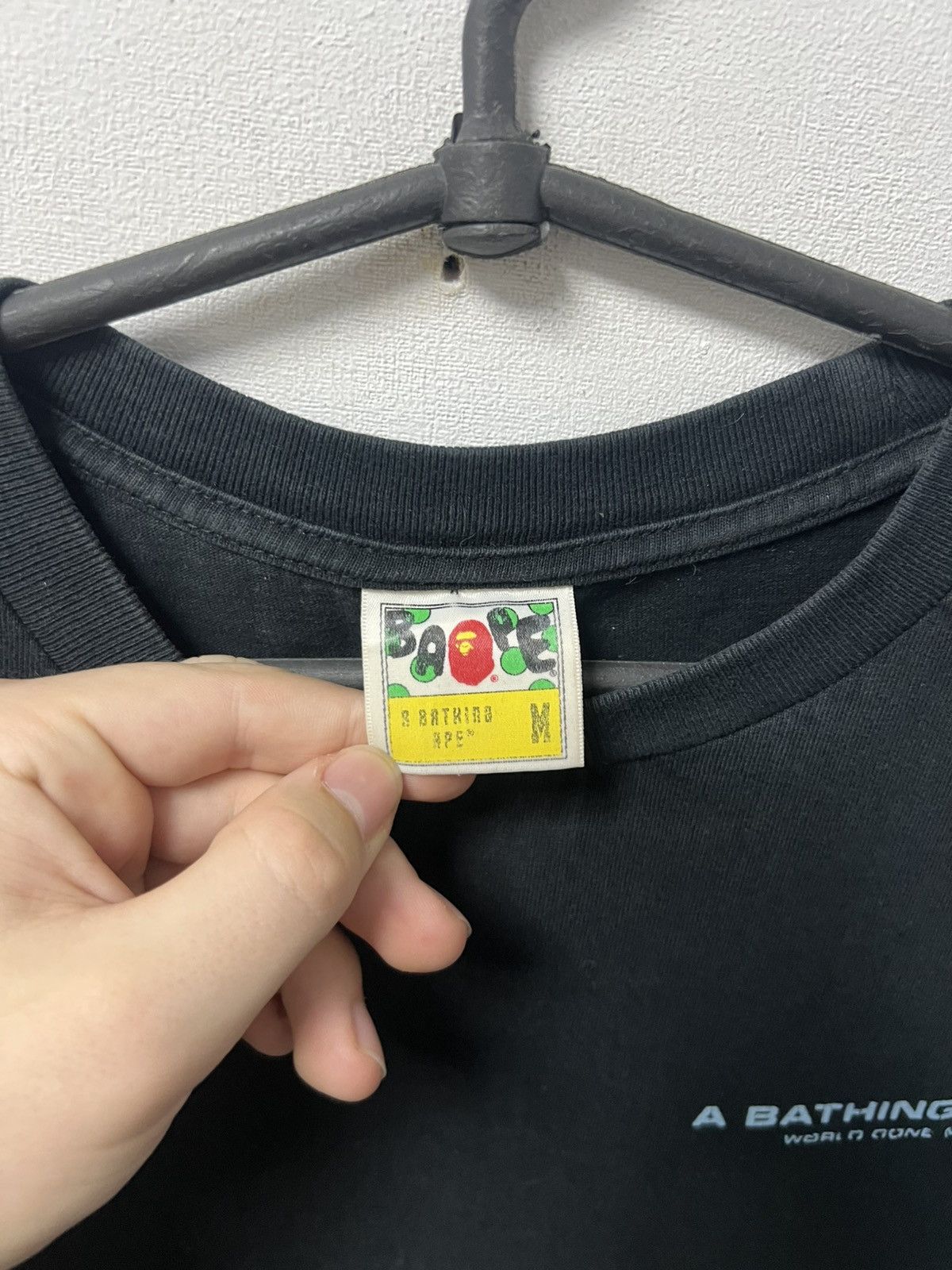 Bape Aape by a bathing ape BAPE big logo t shirt vintage Size US M / EU 48-50 / 2 - 7 Thumbnail