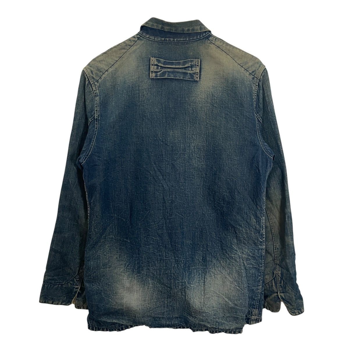 Blue Blue Japan Vintage Blue Blue Japan Distressed Denim Jacket Size US M / EU 48-50 / 2 - 8 Thumbnail