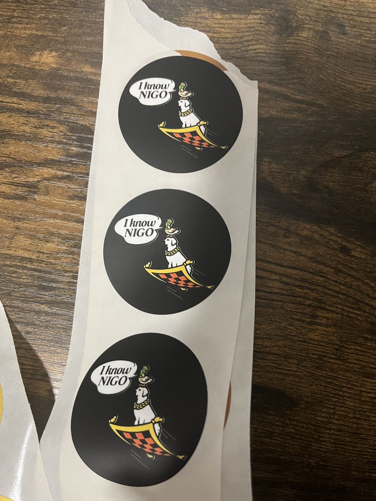 Nigo I know nigo sticker pick your color Size ONE SIZE - 1 Thumbnail