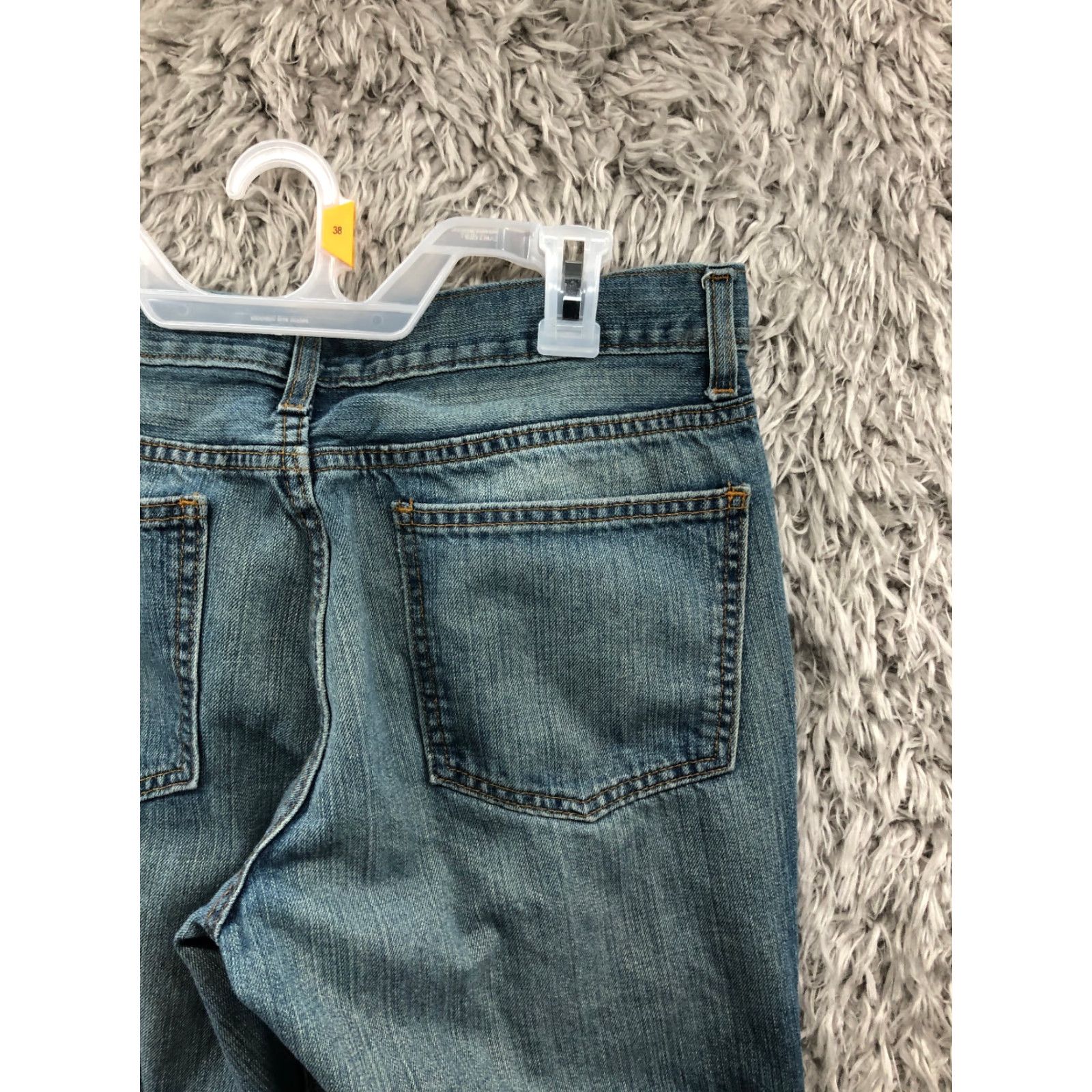 Apt. 9 Apt.9 Jeans Dark Wash Blue Denim 32x32 Mens Relaxed Straight Leg 5-Pocket Baggy Mid Rise Denim Jeans Mens Size US 32 / EU 48 - 6 Thumbnail