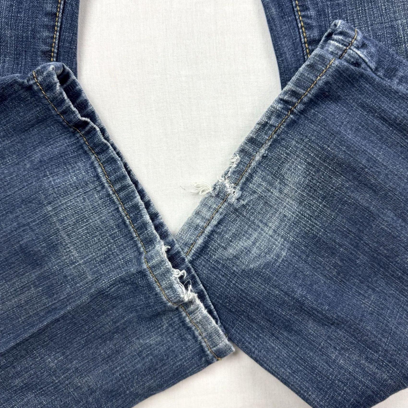 Mossimo VINTAGE Mossimo Jeans Men's 30x30 Baggy Relaxed Hipster Y2K 90s Punk USA Blue Cotton Jeans Relaxed Straight Mens 30 Inseam XS-? Size US 30 / EU 46 - 2 Thumbnail