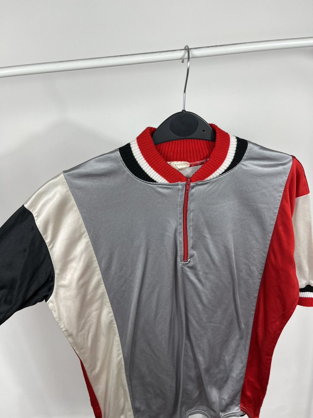 Other Vintage 80s Made in England Cycling Jersey Size L Red Black Size US L / EU 52-54 / 3 - 3 Thumbnail
