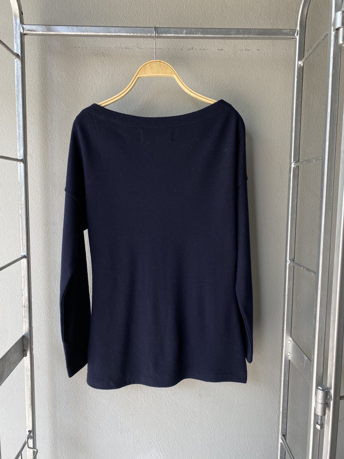 Comme des Garcons COMME des GARCONS Off-Shoulder Buttoned Top Size L / US 10 / IT 46 - 2 Thumbnail