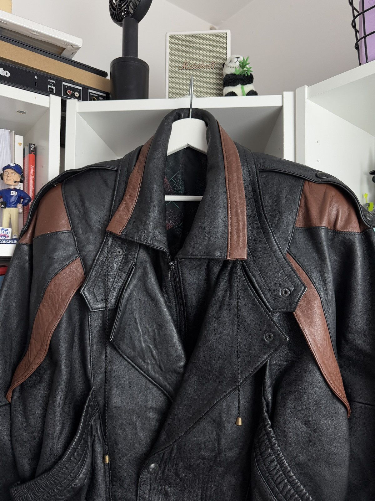 Cowboy Equipment × Vintage VIntage 90s leather Ramones cowboy style jacket M western Size US M / EU 48-50 / 2 - 5 Thumbnail