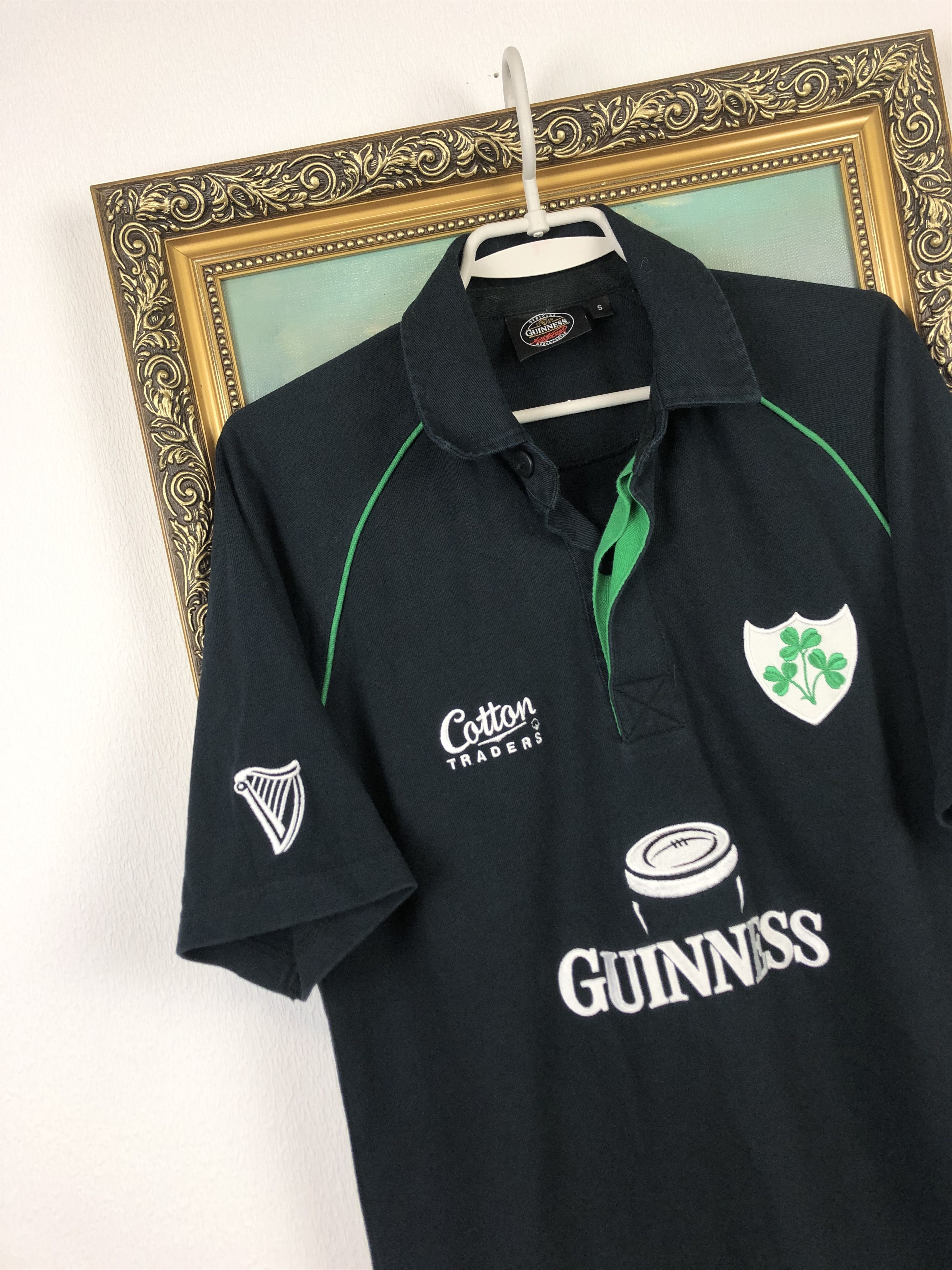 Vintage Vintage Ireland Rugby Jersey Cotton Traders Rare Size US S / EU 44-46 / 1 - 4 Thumbnail