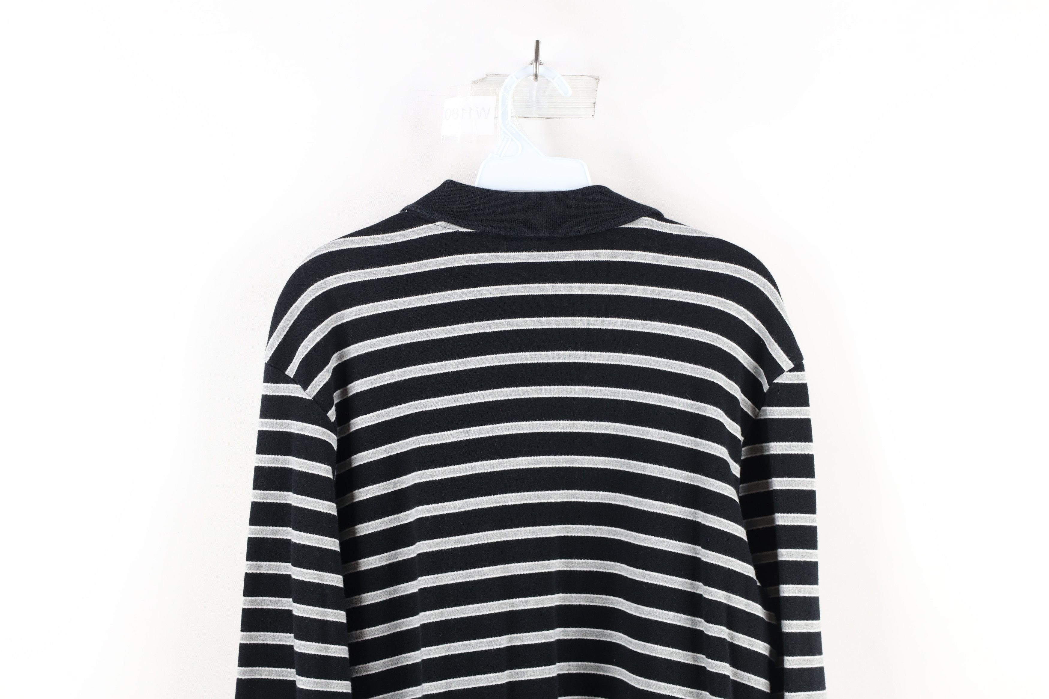 Vintage Vintage 90s Streetwear Striped Long Sleeve Rugby Polo Shirt Size US M / EU 48-50 / 2 - 7 Thumbnail