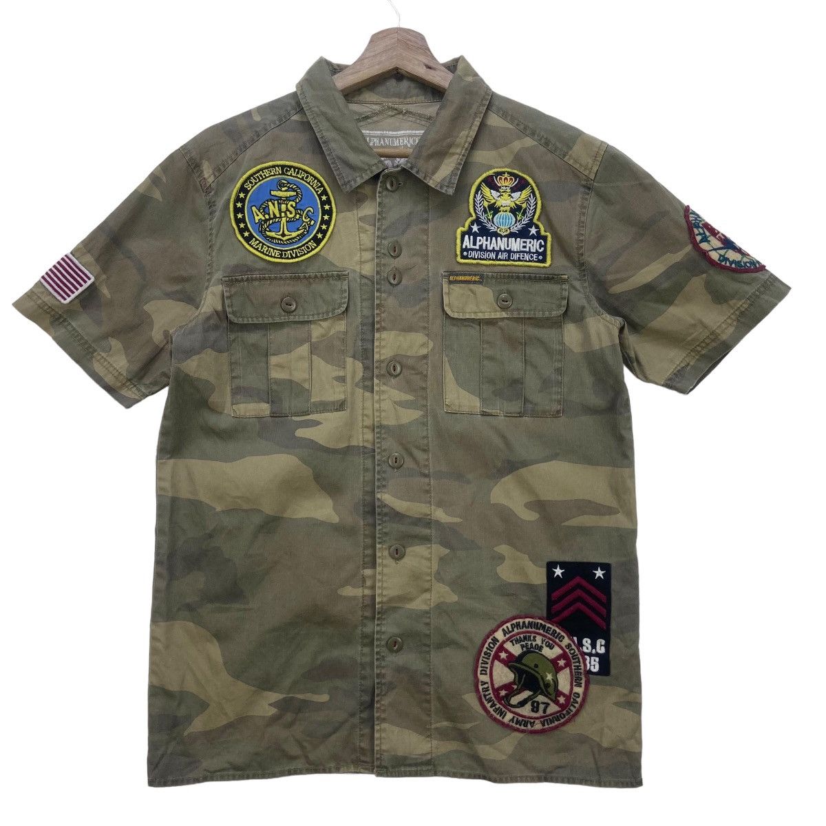 Alphanumeric Southern California USA Flag Eagle Logo Utility Shirt Size US S / EU 44-46 / 1 - 2 Thumbnail