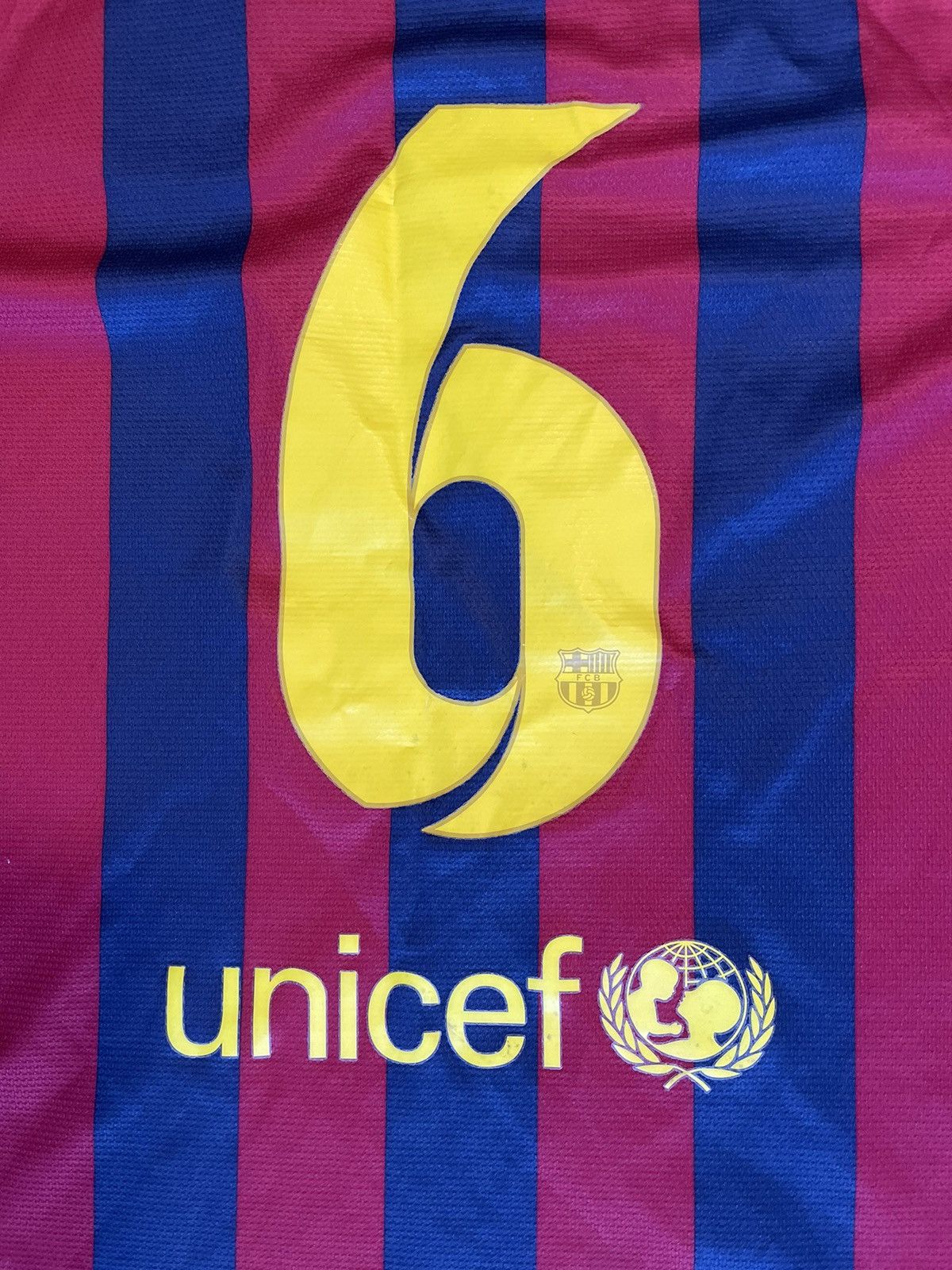 Nike × Vintage XAVI BARCELONA 2013 2014 HOME FOOTBALL SHIRT JERSEY NIKE Size US L / EU 52-54 / 3 - 4 Thumbnail
